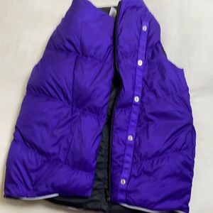 Lululemon Ivivva Purple and Black Reversible Vest size 10 (Girls)